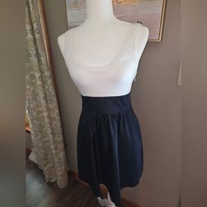 Express White and Black Mini Dress